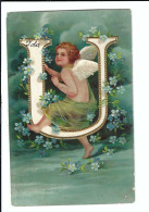 Delcampe - U      Reliëfkaart     1907 - Vornamen