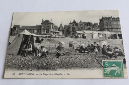 Delcampe - Ault Onival La Plage Et La Chapelle 1903 Animée - Onival