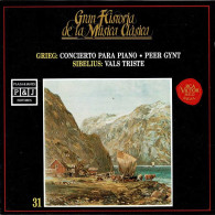 Grieg, Sibelius - Concierto Para Piano-Peer Gynt. Vals Triste. CD - Classical