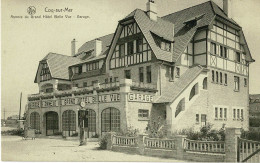 Delcampe - Coq-sur-mer, De Haan, Annexe Du Grand Hotêl Belle Vue, Garage, état TB, Non Voyagé - De Haan