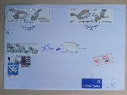 Danemark 2005- Lettre  Recommandée Envoyée De Danemark  à  Tunis - Covers & Documents