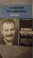 Partition GEORGES BRASSENS ..la Ballade Des Cimetieres - Song Books
