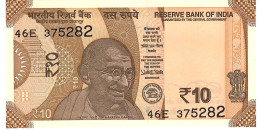 INDIA P109a1 10 RUPEES 2017 NO LETTER FIRST SIGNATURE (PATEL)    UNC. - Inde