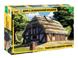 Thatched Roof House (Russia. Zvezda. 8532. 1:72) Model Kit - Buildings
