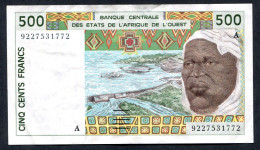 RC 28545 AFRIQUE DE L' OUEST BILLET DE 500 FRANCS LETTRE A - West African States