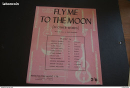 SHIRLEY BASSEY PETULA CLARK PEGGY LEE ETC FLY ME TO THE MOON RARE PARTITION UK - Jazz