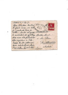 CPA CLARENS OBLITERATION MATHOD 11/09/1917 CENSURE MILITAIRE CACHET OVALE 401 - Mathod
