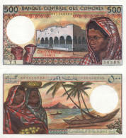 Comoros, 500 Francs 1986, Pick 10(a), UNC - Comore