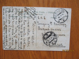 IMP RUSSIA ESTONIA SINDI CLOTH FACTORY ,  POSTAGE FREE POSTCARD FROM PÄRNU TO TALLINN 1915 WW I , 23-1 - Autres & Non Classés