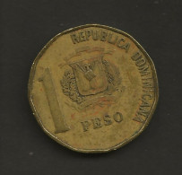 REPUBLIQUE DOMINICAINE: 1 Peso, 1993, Bronze, TB - Dominicaine