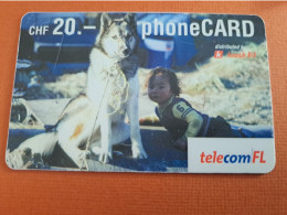 LIECHTENSTEIN ANIMALS CHF 20,- / DOG      / ANIMAL   ** 17942** - Liechtenstein