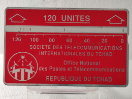 Télécarte - Pays REPUBLIQUE DU TCHAD - 120 Unités - Carte N° 244C00654 - Office National Des Postes & Télécommunications - Chad