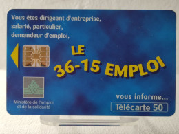 Télécarte FRANCE - 50 Unités - France Télecom - Année: 1998 - 2 500 000 Ex - Minitel 36-15 Emploi... - Telecom Operators