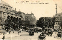 Delcampe - CPA PARIS 1e Place Du Chatelet, Le Théatre (573513) - Paris (01)