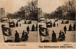 Delcampe - CPA PARIS 1e Jardin Des Tuileries STÉRÉO (479437) - Paris (01)