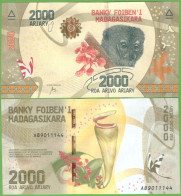 Delcampe - MADAGASCAR 2000 ARIARY ND/2017 P-101(1) UNC - Madagascar
