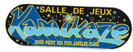 AUTOCOLLANT SALLE DE JEUX KAMIKAZE ARGELES SUR MER PLAGE 66 PYRENEES ORIENTALES - Other Products