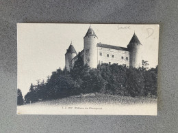 5707 Chateau De Champvent Carte Postale Postcard - Champvent 