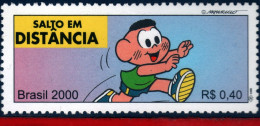 Ref. BR-2765Q BRAZIL 2000 OLYMPICS, LONG JUMP, MONICA'S TEAM, COMICS, MI# 3095, MNH, SPORTS 1V Sc# 2765Q - Jumping