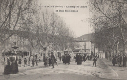 Delcampe - 26 /  NYONS / CHAMP DE MARS ET RUE NATIONALE - Nyons