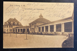 AK Bad Colberg S.M.  Sprudelhalle Mit Badeanlage Gestempelt/o UMMERSTADT 1911 - Bad Colberg-Heldberg