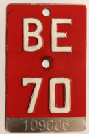 Velonummer Bern BE 70 - Number Plates