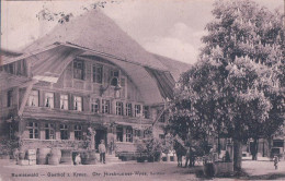 Sumiswald BE Animée, Gasthof Zum Kreuz, Chr. Hirsbrunner-Wyss Besitzer, Attelage (25.8.13) - Sumiswald