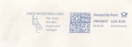 EMA ALLEMAGNE DEUTSCHLAND BUND GERMANY AFS Iles Ile Inseln LAND HALLIGEN NORD FRIESELAND GEOLOGIE CARTE GEOGRAPHIE - Eilanden