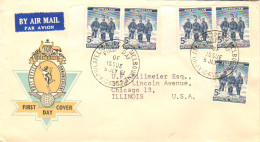 Australian Antarctic Territory Scott L6 Typewritten Address. - FDC