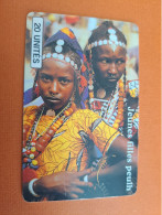 MALI/  CHIPCARD/ SOTELMA/ 20 UNITS/ JEUNES FILLES PEULH  /  / USED    ** 18160*** - Mali