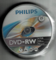 DVD  -  RW  PHILIPS  25 Disques Neuf Sous Blister - Collections & Sets