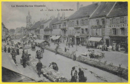 Delcampe - CPA LURE - La Grande Rue -1905 - Le Marché - Cliché Peu Commun - Lure