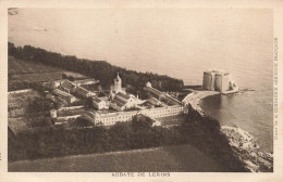 [-5%] FRANCE - Abbaye De Lerins - Cliché De La Compagnie Aérienne Française - Carte Postale Ancienne - Cannes