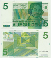 Nederland 5 Gulden  1973 Vondel II UNC - 5 Gulden