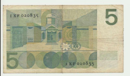 Nederland 5 Gulden  1966 Vondel I Serie XF - 5 Gulden
