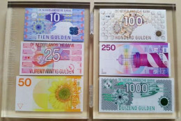 Nederland Gulden Set In Plexiglas 1435 Gulden - Collections