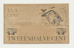 Nederland 2,5 Cent Muntbiljet - Other & Unclassified