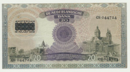 Nederland 20 Gulden 1939 Emma Overdruk - 20 Gulden