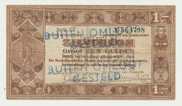 Nederland 1 Gulden 1938 Zilverbon Buiten Omloop Gesteld - 1 Gulden