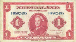 Nederland 1 Gulden 1943 Wilhelmina Reclamebiljet - Other & Unclassified