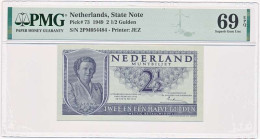 Nederland 2,5 Gulden 1949 Juliana PMG69 - 1 Gulden