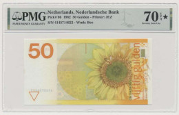Nederland 50 Gulden 1982 Zonnebloem PMG70 EPQ (Ster) - 40 Gulden