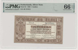 Nederland 1 Gulden 1938 Zilverbon PMG66 EPQ - 1 Gulden