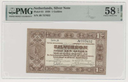 Nederland 1 Gulden 1938 Zilverbon PMG58 EPQ - 1 Gulden