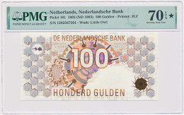 Nederland 100 Gulden 1992 Steenuil PMG70 EPQ (Star) - 100 Gulden