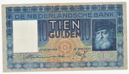 Nederland 10 Gulden 1933 Grijsaard - 10 Gulden