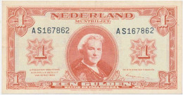 Nederland 1 Gulden 1945 Wilhelmina - 1 Gulden
