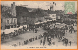 1907 - Timbre à 5 Centimes Groupe Sage Sur Carte Postale La Procession De La Fête Dieu   - SPM - Saint Pierre Et Miquelo - Brieven En Documenten