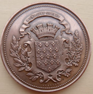 DA-103 Médaille En Cuivre Signée Desaide 41mm De Diamètre,poids=35,50g - Other Products
