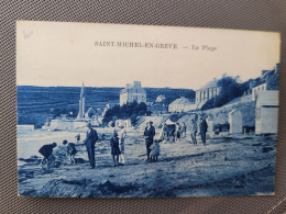 St Michel En Greve , La Plage - Saint-Michel-en-Grève